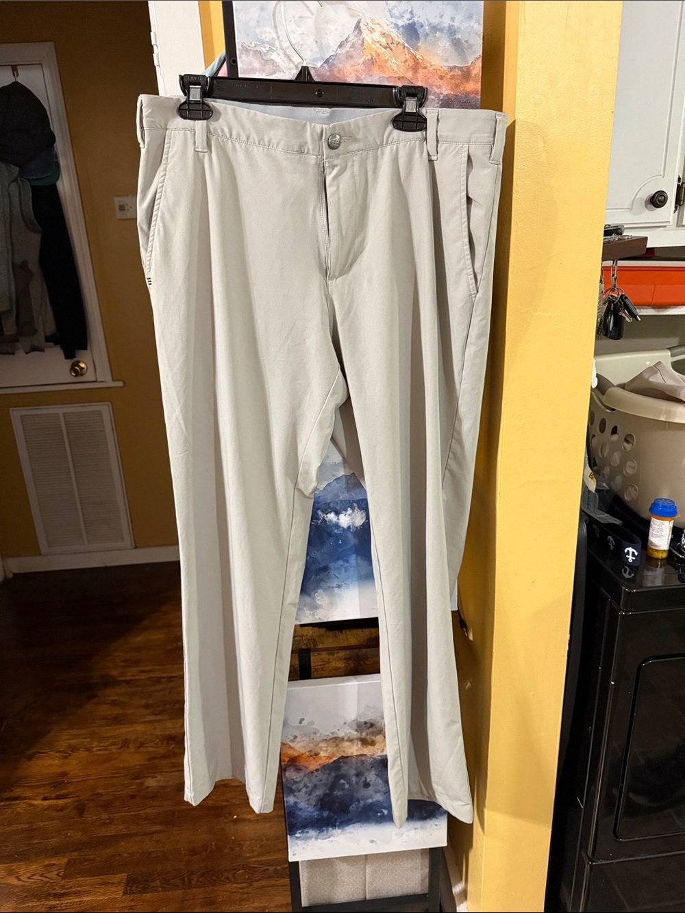 adidas Men's Chinos in Light Gray
